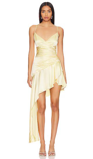 Idres High Low Dress in Canary Yellow Ruffle Dress Yellow Spring Dress Yellow Outfit Ideas | Revolve Clothing (Global)