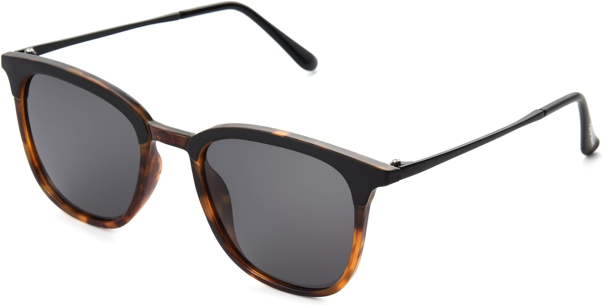 Foster Grant Men's Marli Polarized for Digital Sunglasses, Tortoise and Matte Black, 50mm US | Amazon (US)