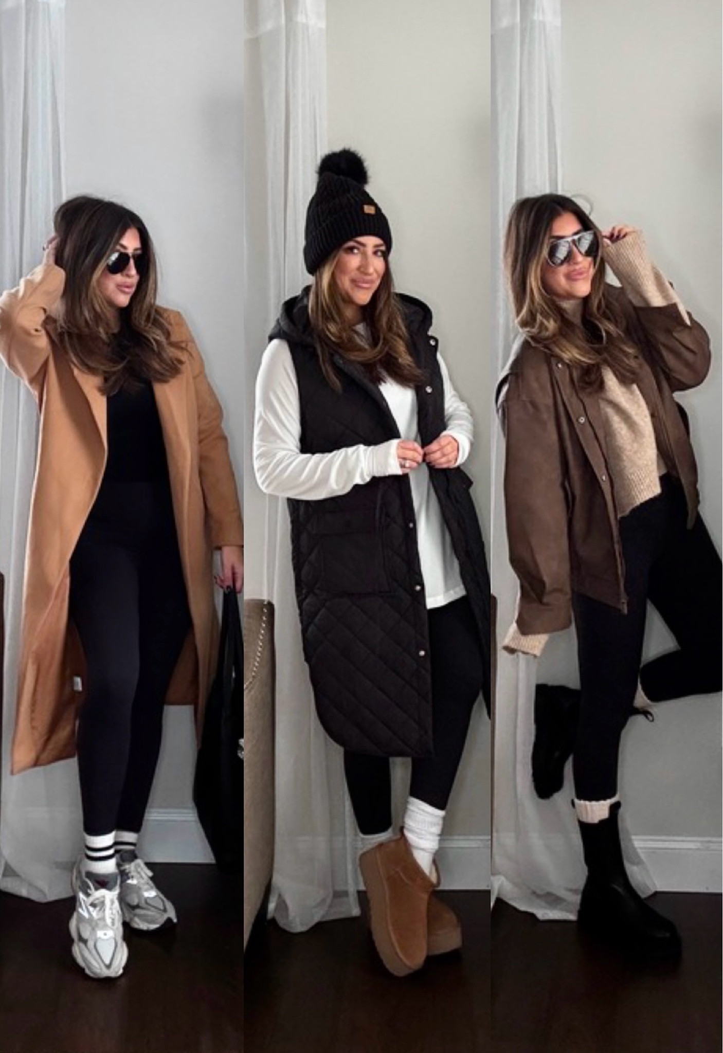 Winter outfits Xx wearing meds and small in long quilted vest. 

#LTKStyleTip #LTKFindsUnder50 #LTKSeasonal