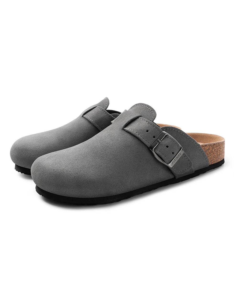 Breathe | Comfortable Clogs - Women / Gray / 8.5 | Fitory Footwear US