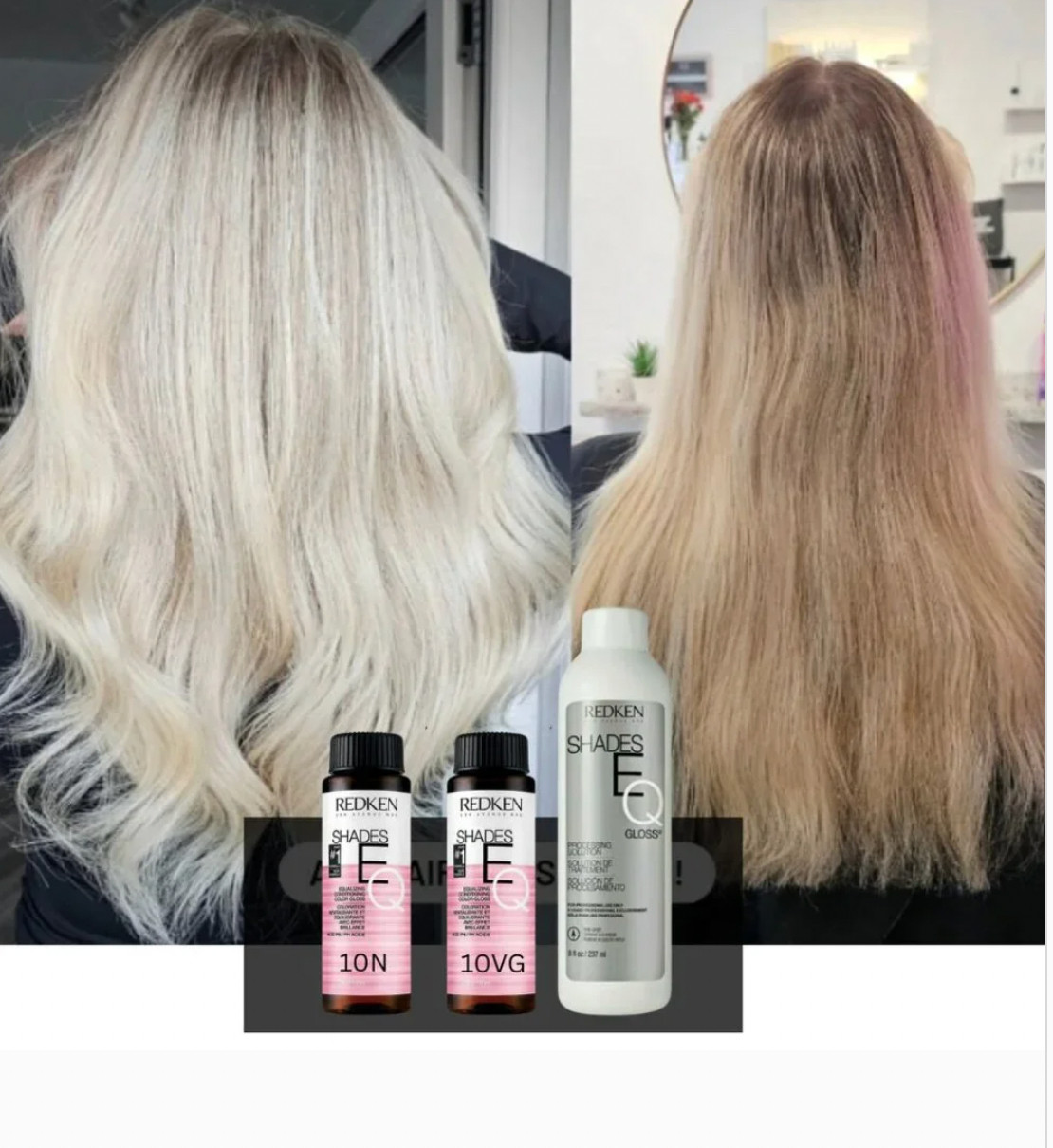 Blonde Toner - REDKEN Shades EQ Gloss Demi-Permanent Hair Color 10N + 10VG 

 #LTKdayinmylife #LTKgrwm #LTKselfcare