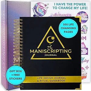 Maniscripting Journal: 90 day journal, guided prompts, daily planner, manifestation journal, grat... | Amazon (US)