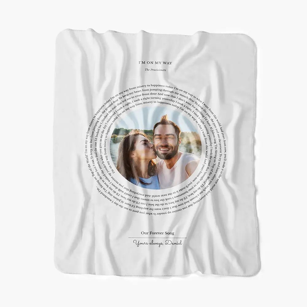 Our Special Song Custom Blanket | Lime & Lou (US)