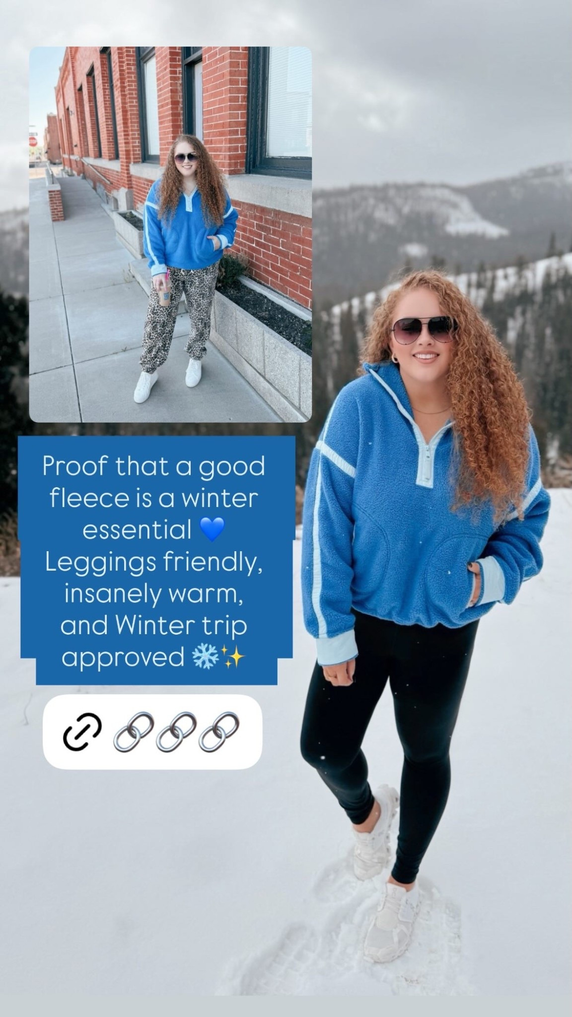 Proof that a good fleece is a winter essential 💙Leggings friendly, insanely warm, and Winter trip approved ❄️✨ fleece pullover | cozy winter top | warm fleece jacket | leggings outfit | casual winter wear | cold weather essentials | travel outfit ideas | winter layering piece | comfy everyday outfit | amazon winter finds | cozy girl essentials | outdoor travel outfit | winter basics ✨

#LTKgrwm #LTKootd #LTKHoliday