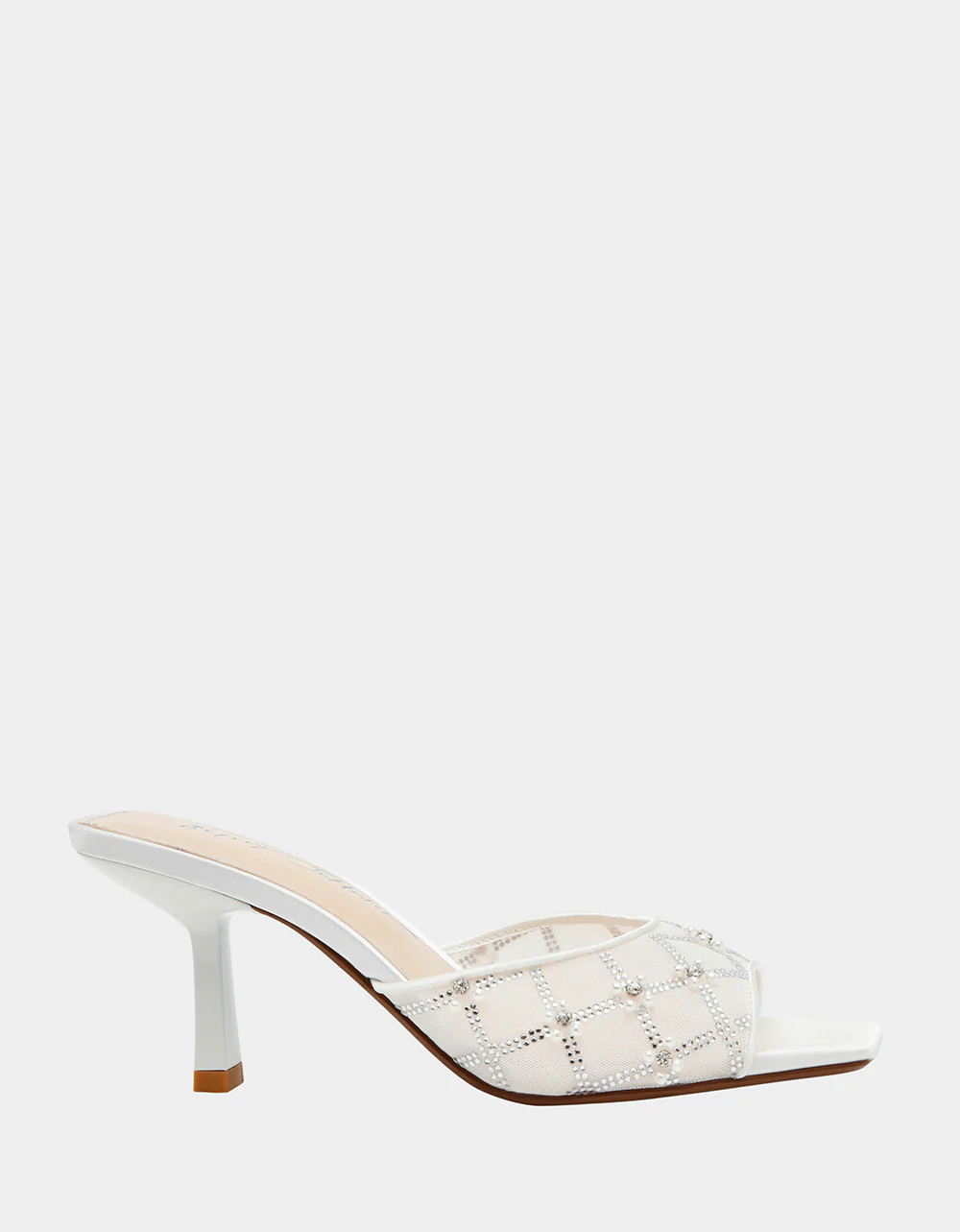EMM IVORY Slip-On Mule Sandal | Women's Heels | Betsey Johnson