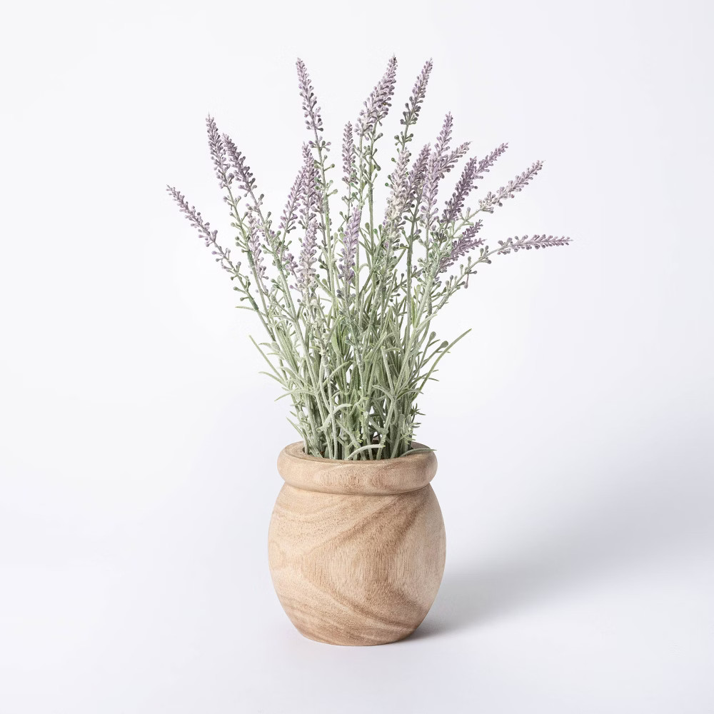 15" x 8" Artificial Lavender Plant in Pot - Threshold™ designed with Studio McGee | Target