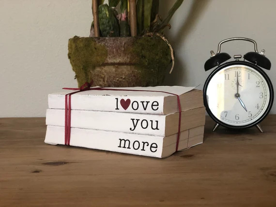 Stamped Books / Stacked Books / Shabby Chic / Outbound Books / | Etsy | Etsy (US)