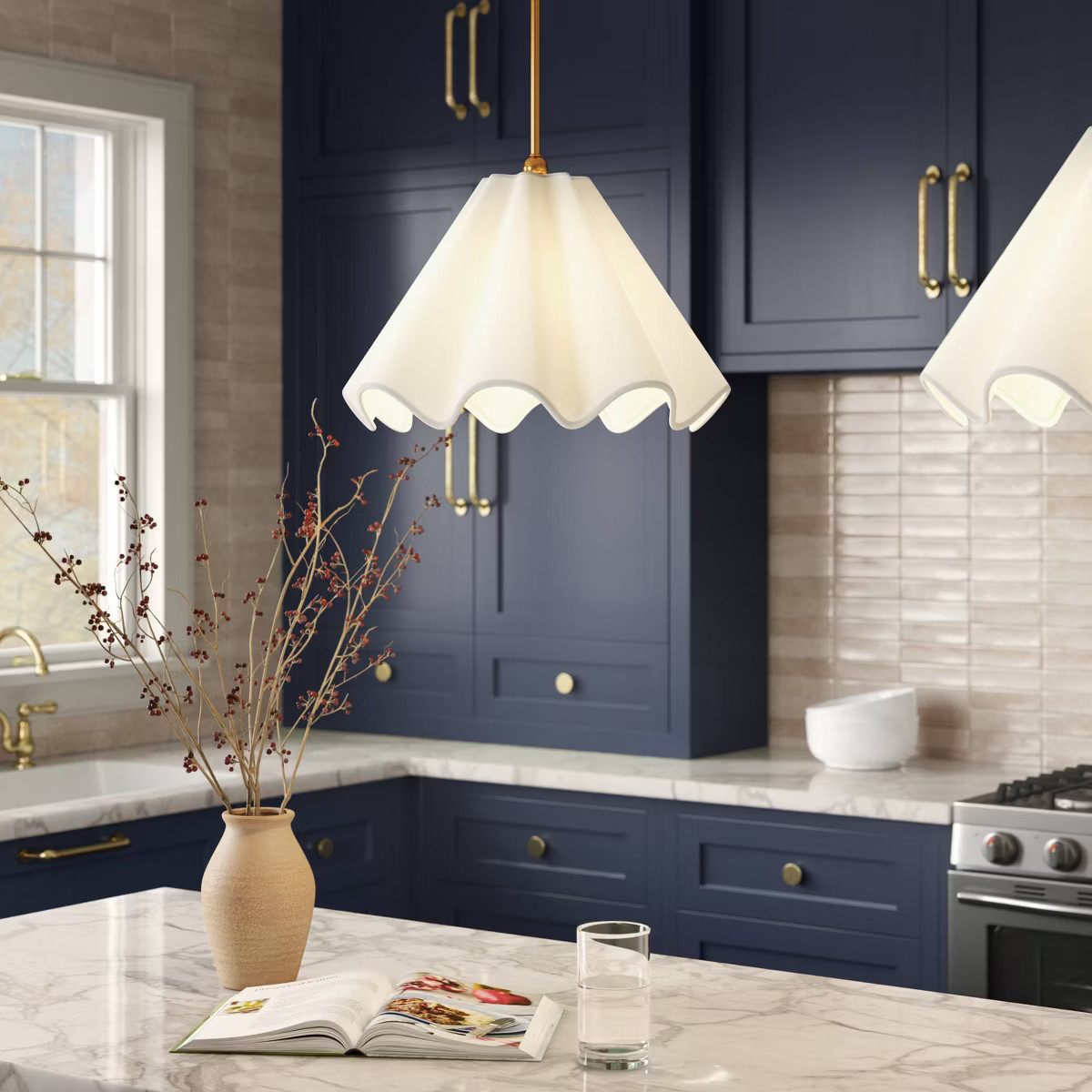 Wavy Shade Collection Pendant White - Threshold™ | Target