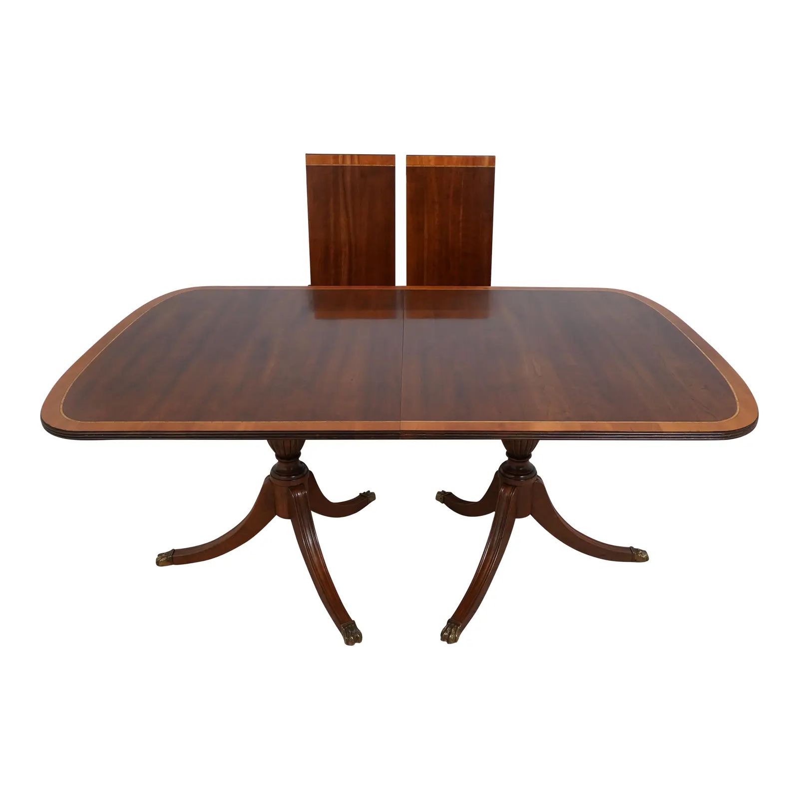 Stickley Banded Border Cherry Dining Room Table | Chairish