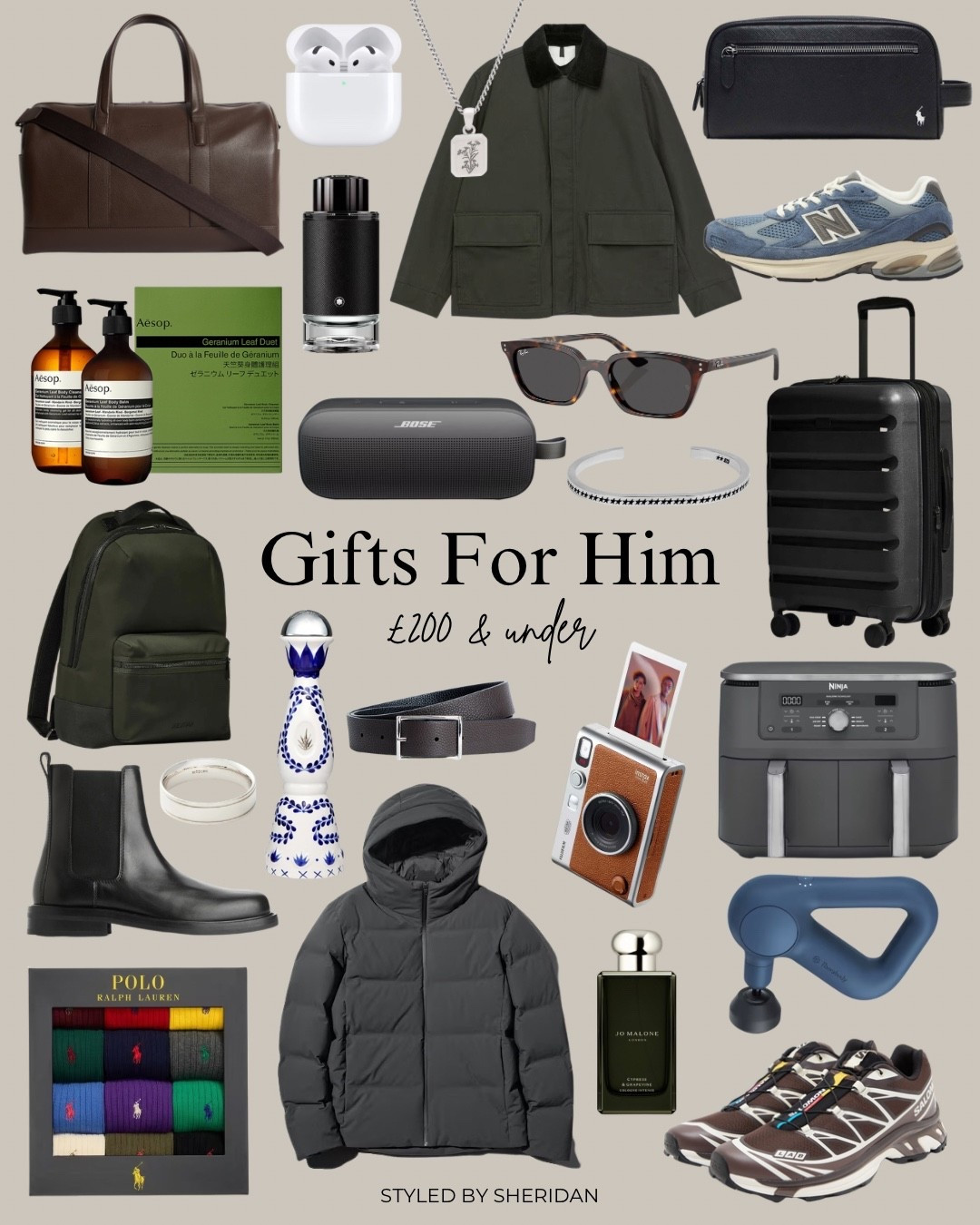 Christmas gift guide for him: £200 & under 🎄🎁 

#LTKfestive #LTKmens #LTKgiftguide