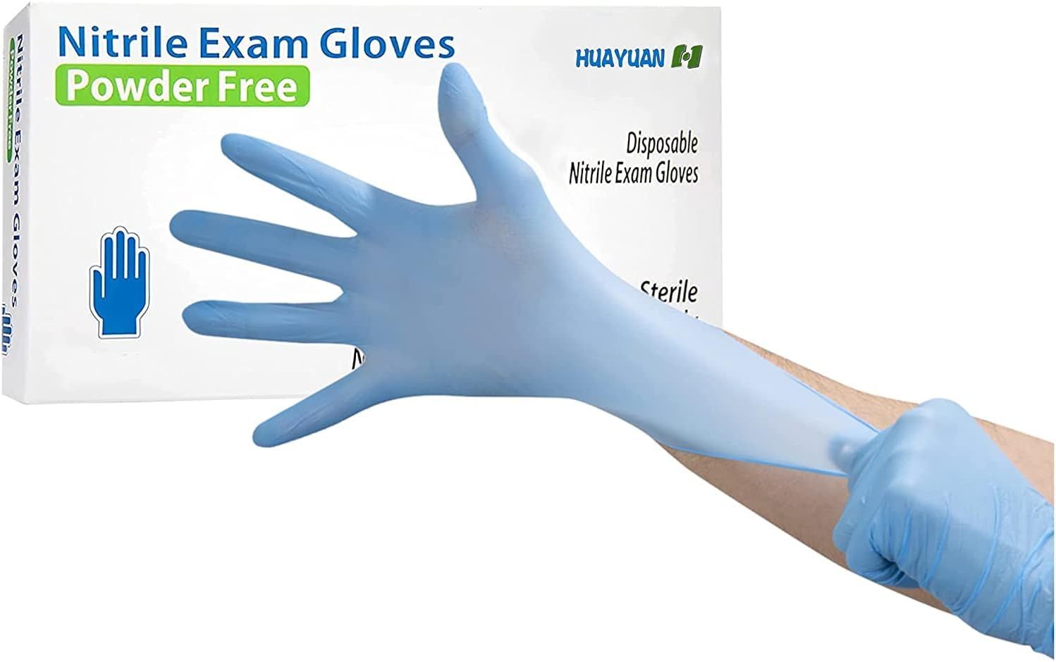 Circlecare Powder-Free Nitrile Disposable Exam Gloves, Industrial Medical Examination, Latex Free... | Amazon (US)