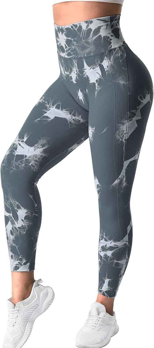 YEOREO Scrunch Butt Lift Leggings for Women Workout Yoga Pants Ruched Booty High Waist Seamless Legg | Amazon (US)