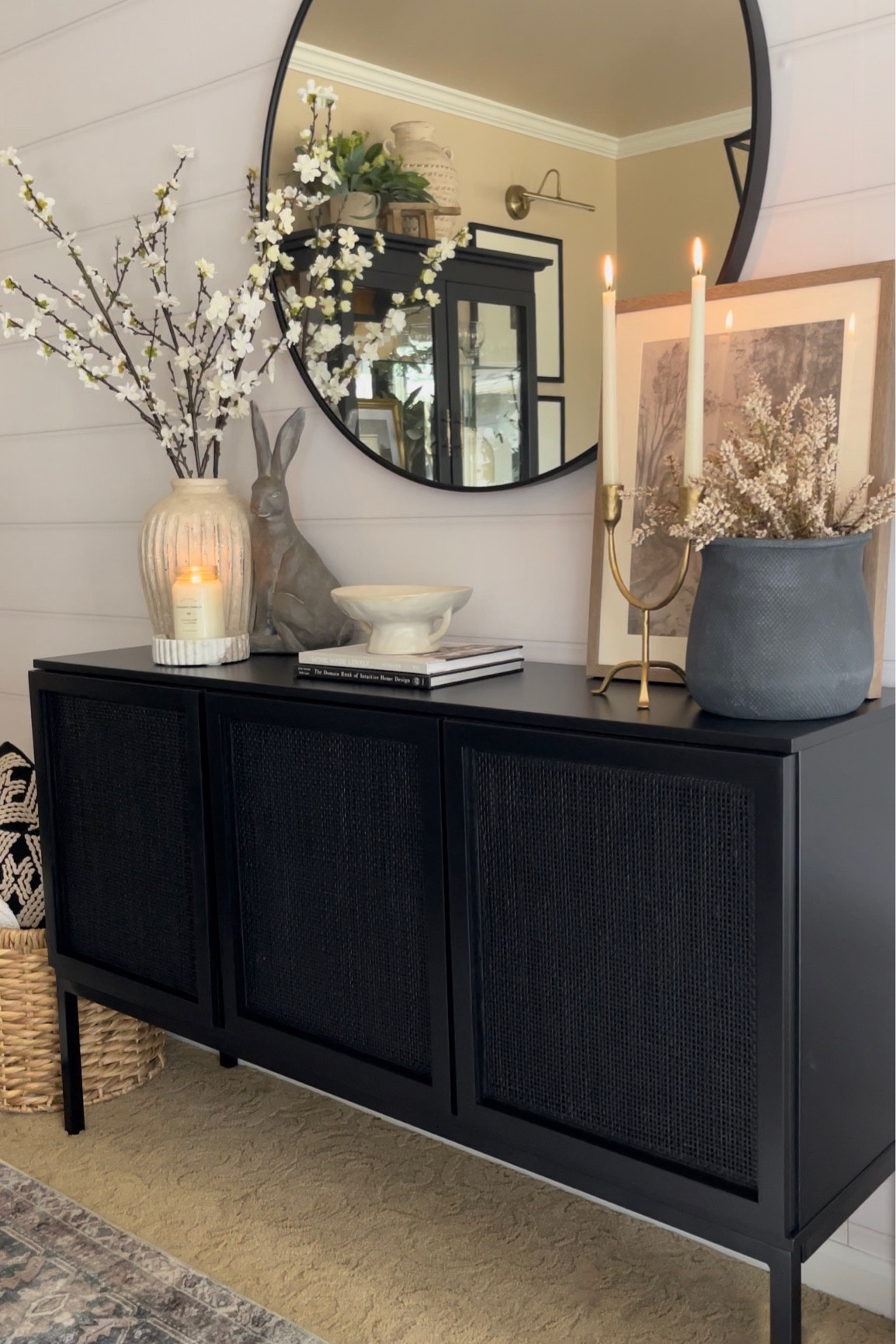 Sideboard Styling. Follow @farmtotablecreations on Instagram for more inspiration. Sideboard Decor. Dining Room Console. 

#LTKhome #LTKunder50 #LTKFind