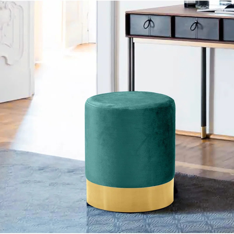 Fredson Velvet Ottoman | Wayfair North America