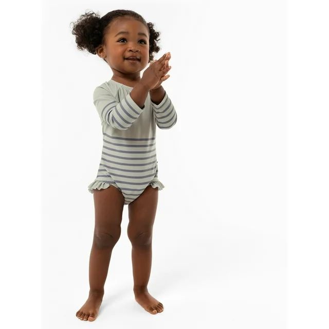 Modern Moments by Gerber Baby and Toddler Girl Swimsuit, Sizes 12M - 5T | Walmart (US)