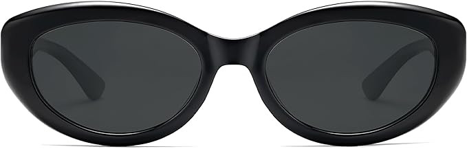 SOJOS Trendy Oval Polarized Sunglasses for Women Retro Small Cat Eye Sun Glasses 90s Shades SJ232... | Amazon (US)