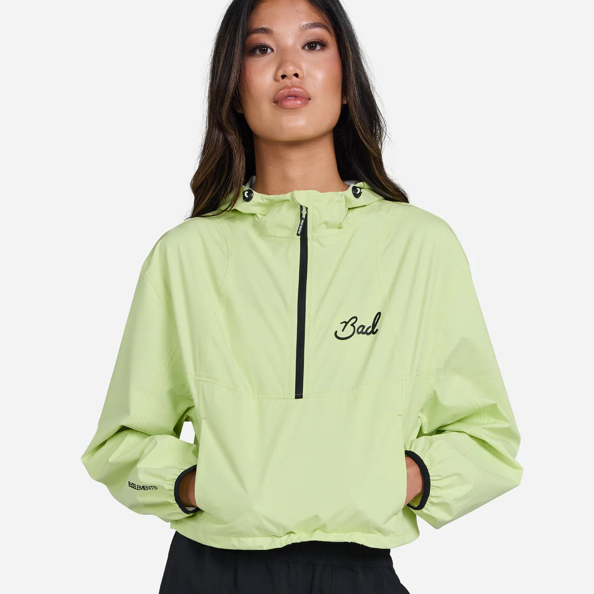Stratus Women's Rain Anorak - Shadow Lime - Bad Birdie | Bad Birdie
