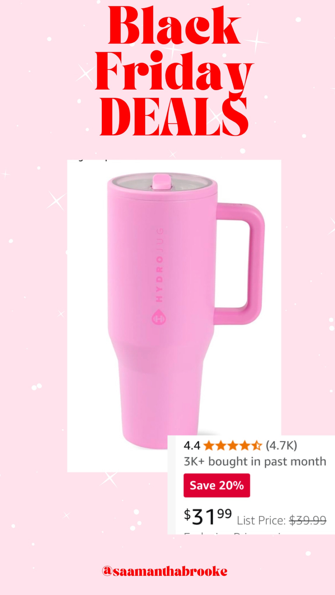 Hydrojug Sale!!
Hydrojug 20% off
Gift Ideas for Her
Gift Ideas for Moms
Gift ideas for the fitness girly 
Gift ideas for the new mom

#LTKSaleAlert #LTKCyberWeek