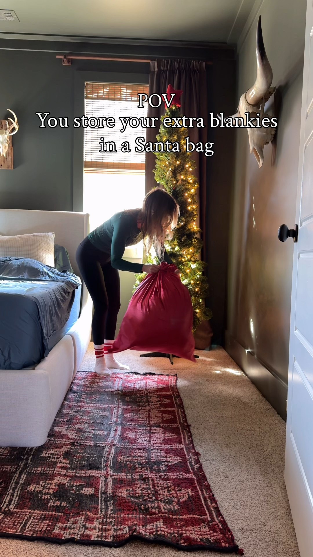 Velvet Santa bag 

#LTKSeasonal #LTKHoliday #LTKHome