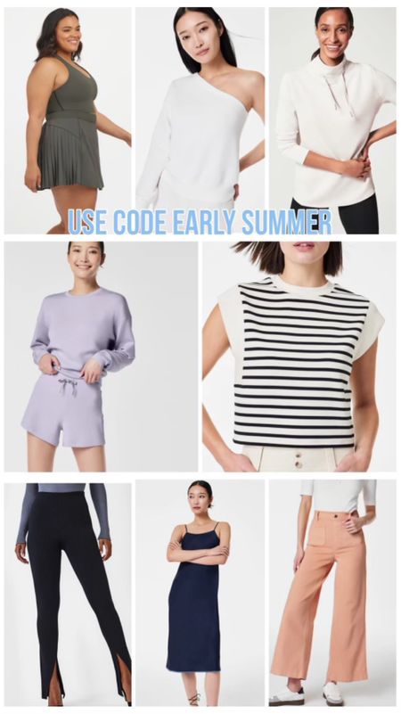 Spanx early summer sale is 40% off with code earlysummer 

I live in these pieces you know if it’s cute an comfortable I love it!

#LTKGiftGuide #LTKsalealert #LTKtravel