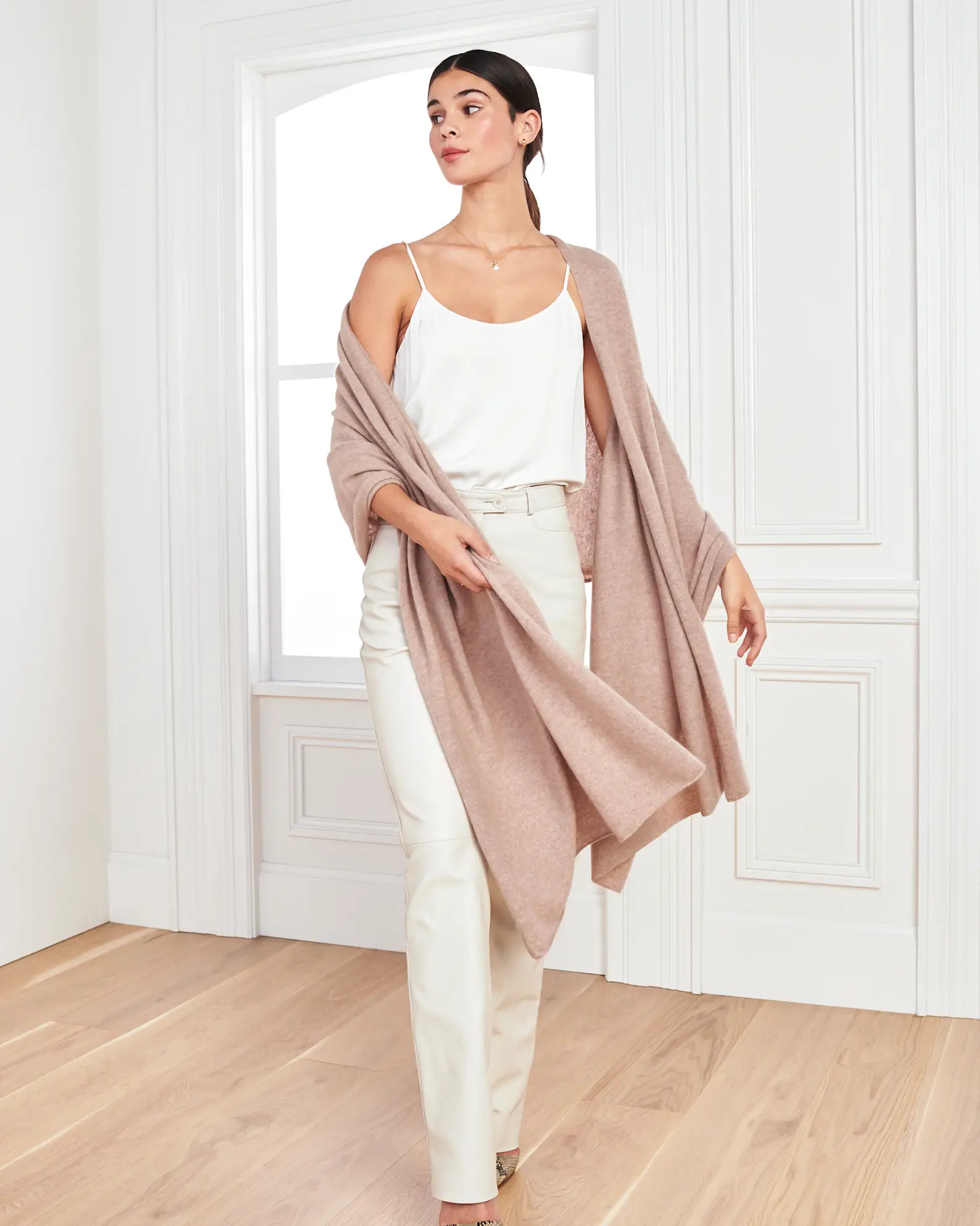 Cashmere Wrap | Quince in Oatmeal | Quince