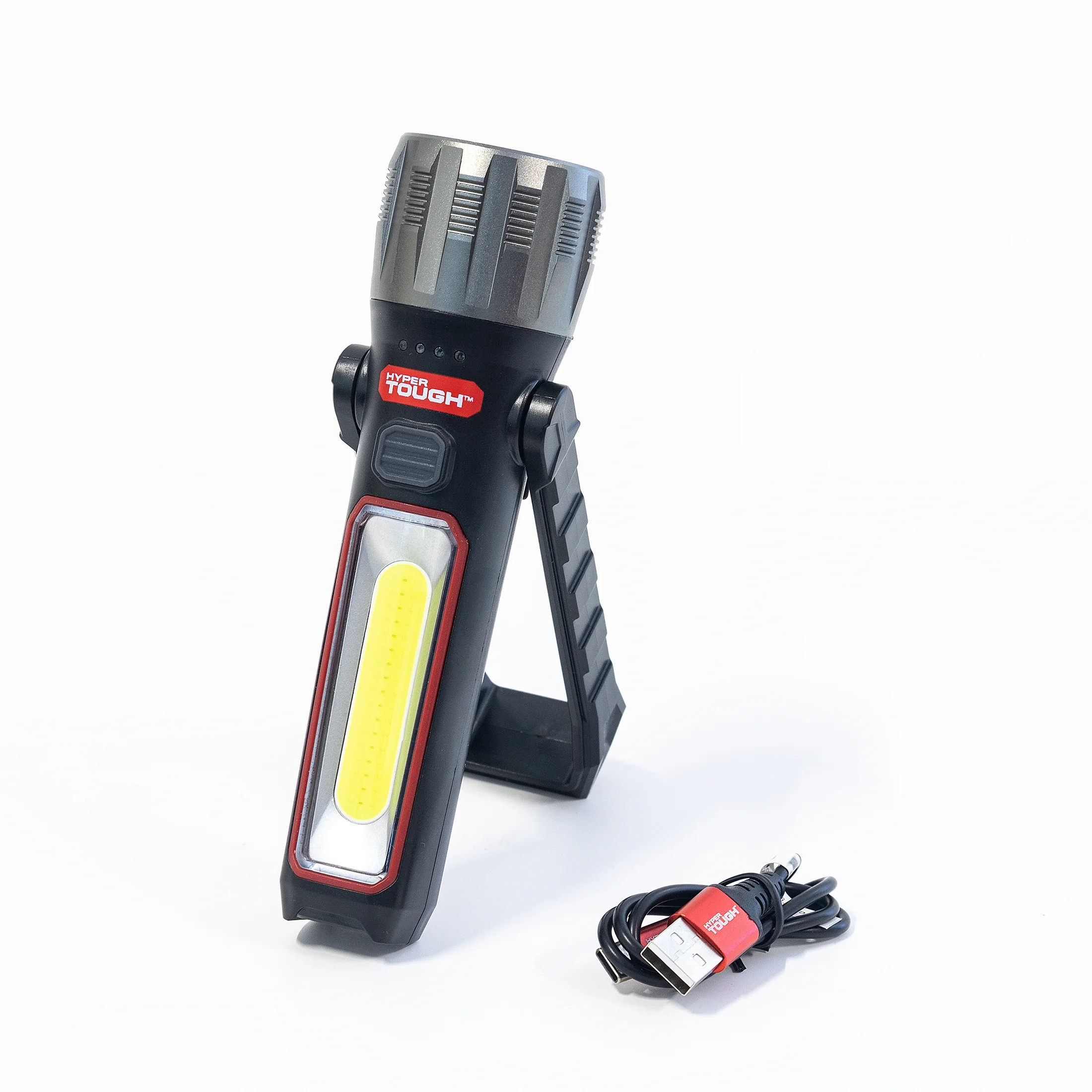 Hyper Tough 500 Lumens Portable Multi-Use LED Work Light with Folding Stand and Magnetic Base | Walmart (US)
