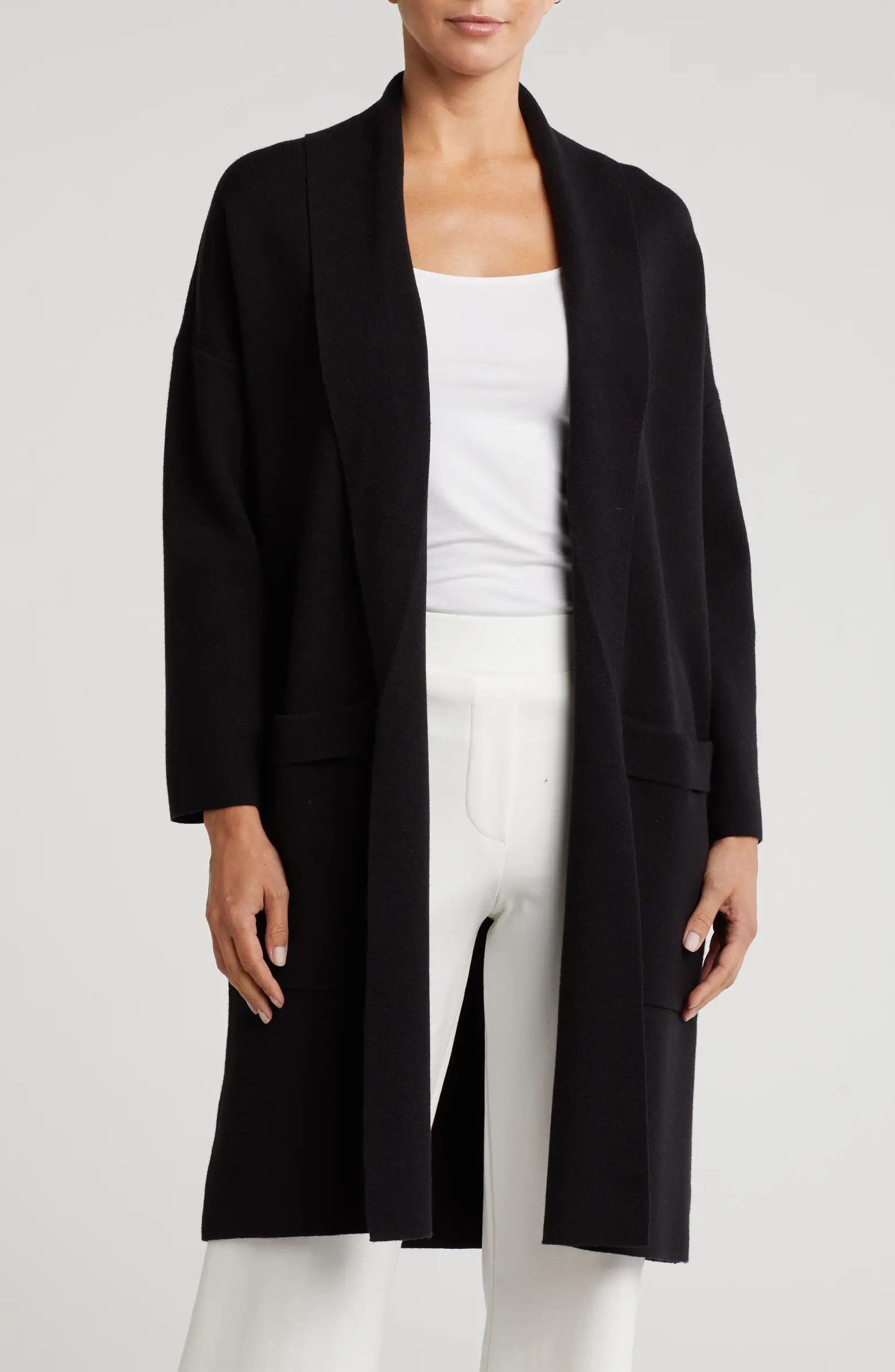 BY DESIGN Alicia Open Front Long Cardigan | Nordstromrack | Nordstrom Rack