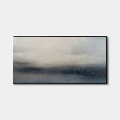 47"x24" Hazy Abstract Framed Wall Art - Threshold™ | Target