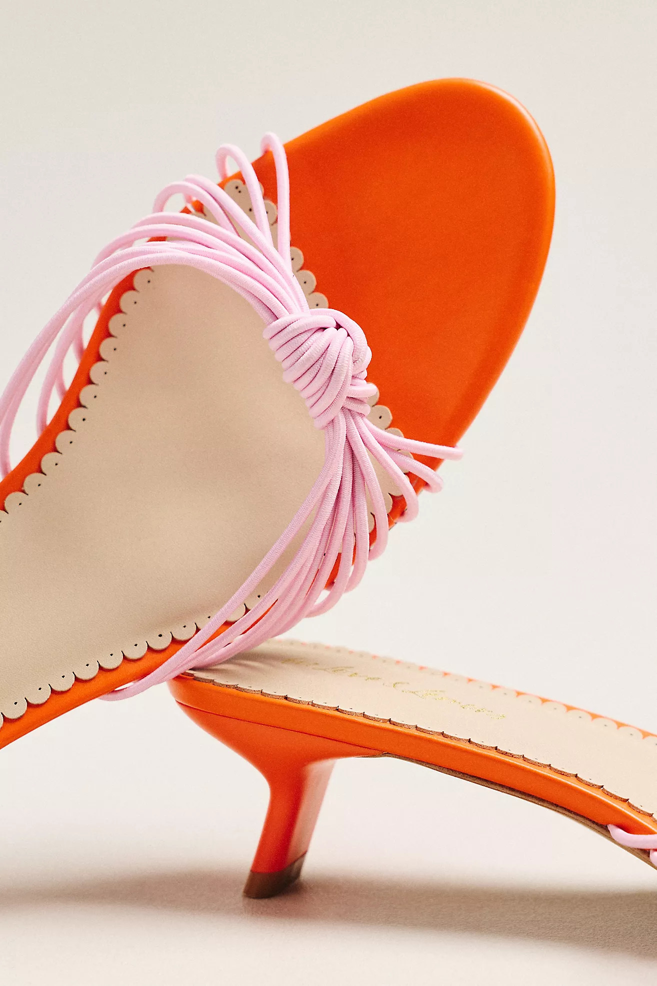For Love & Lemons Cleo Colorblock Kitten Heel Sandals | Anthropologie (US)