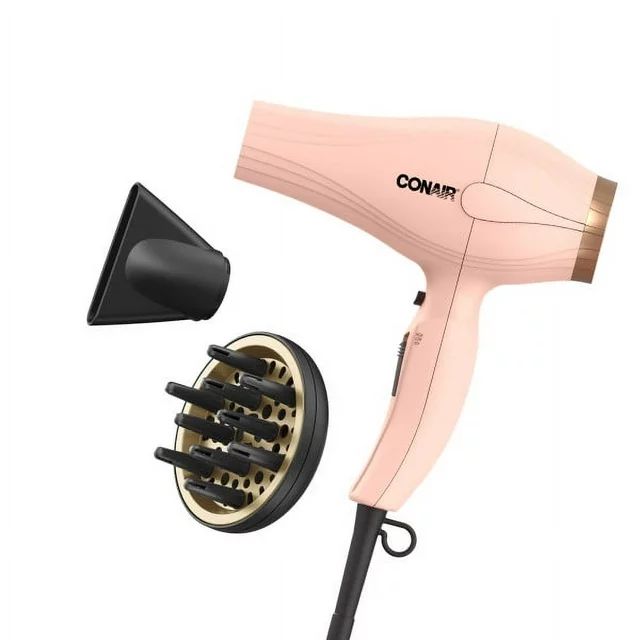 Tayshia by Conair Tourmaline Ceramic Pro All Hair Types Hair Dryer With Less Frizz and Less Damag... | Walmart (US)