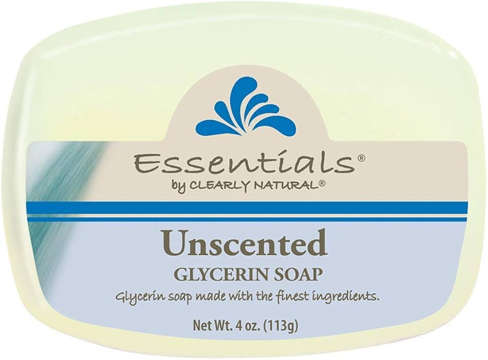 Clearly Natural Essentials Glycerin Bar Soap, Unscented, 4 Ounce, Pack of 12 (Packaging May Vary) | Amazon (US)