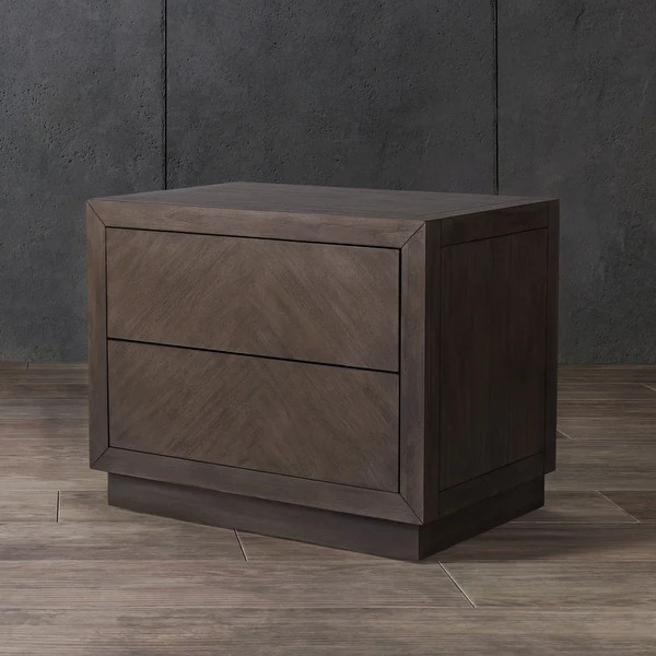 SAFAVIEH Couture Steve 2-Drawer Wood Nightstand - Light Brown | Bed Bath & Beyond