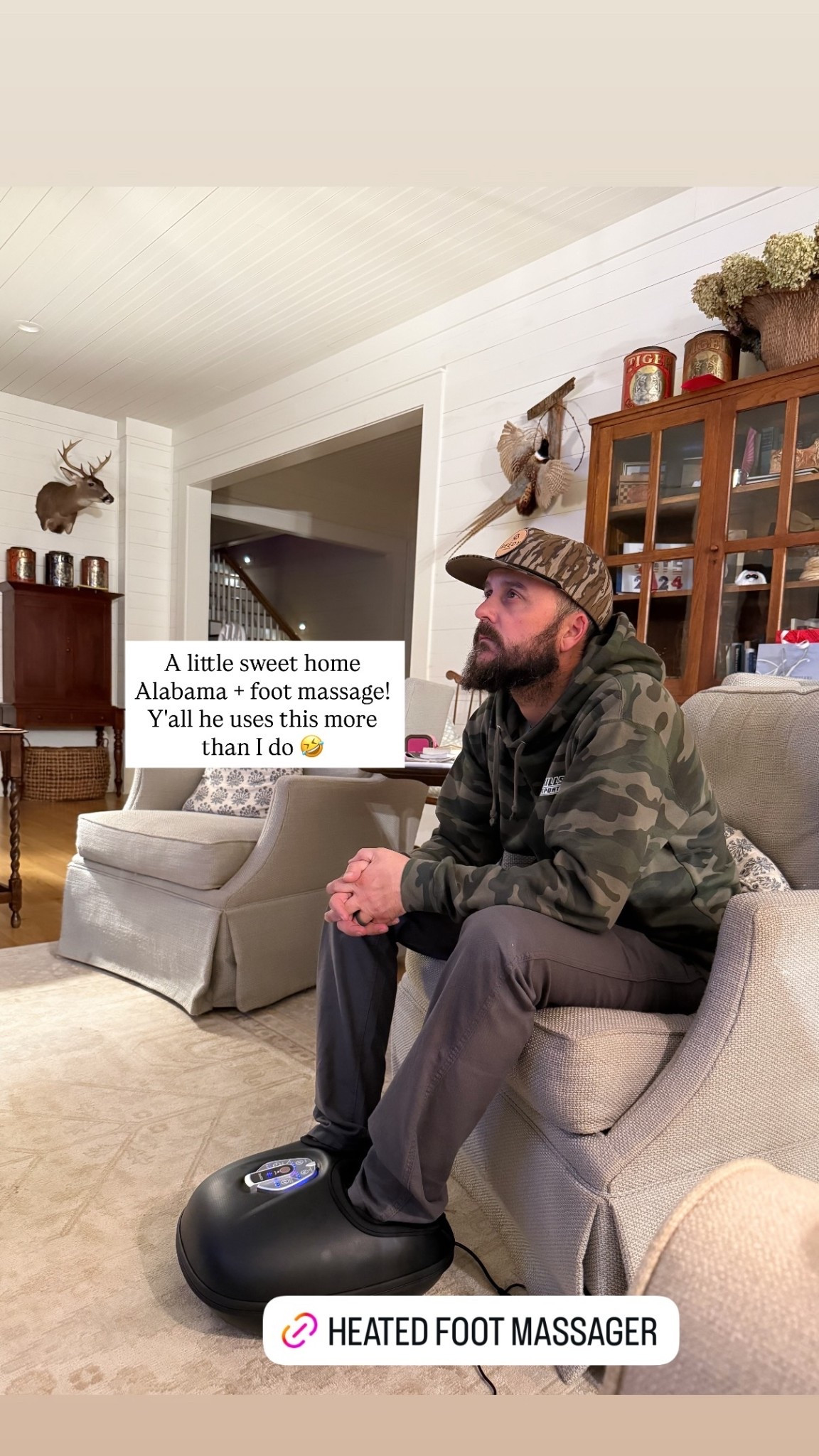 A little sweet home Alabama + foot massage! 
Y'all he uses this more than I do 🤣

#LTKselfcare #LTKHoliday #LTKGiftGuide