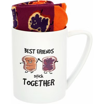 Pavilion Gift Company - Stick Together - 18 oz Mug and Sock Set - Drinkware | Target