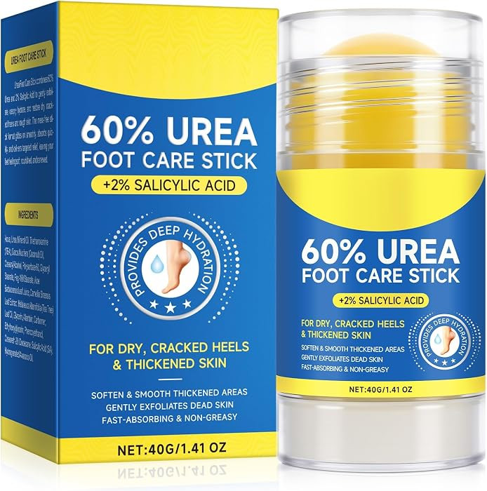 60% Urea Cream Stick plus 2% Salicylic Acid, Maximum Strength Urea Foot Cream Callus Remover for ... | Amazon (US)