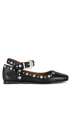 Free People Mystic Mary Jane Flat in Black from Revolve.com | Revolve Clothing (Global)