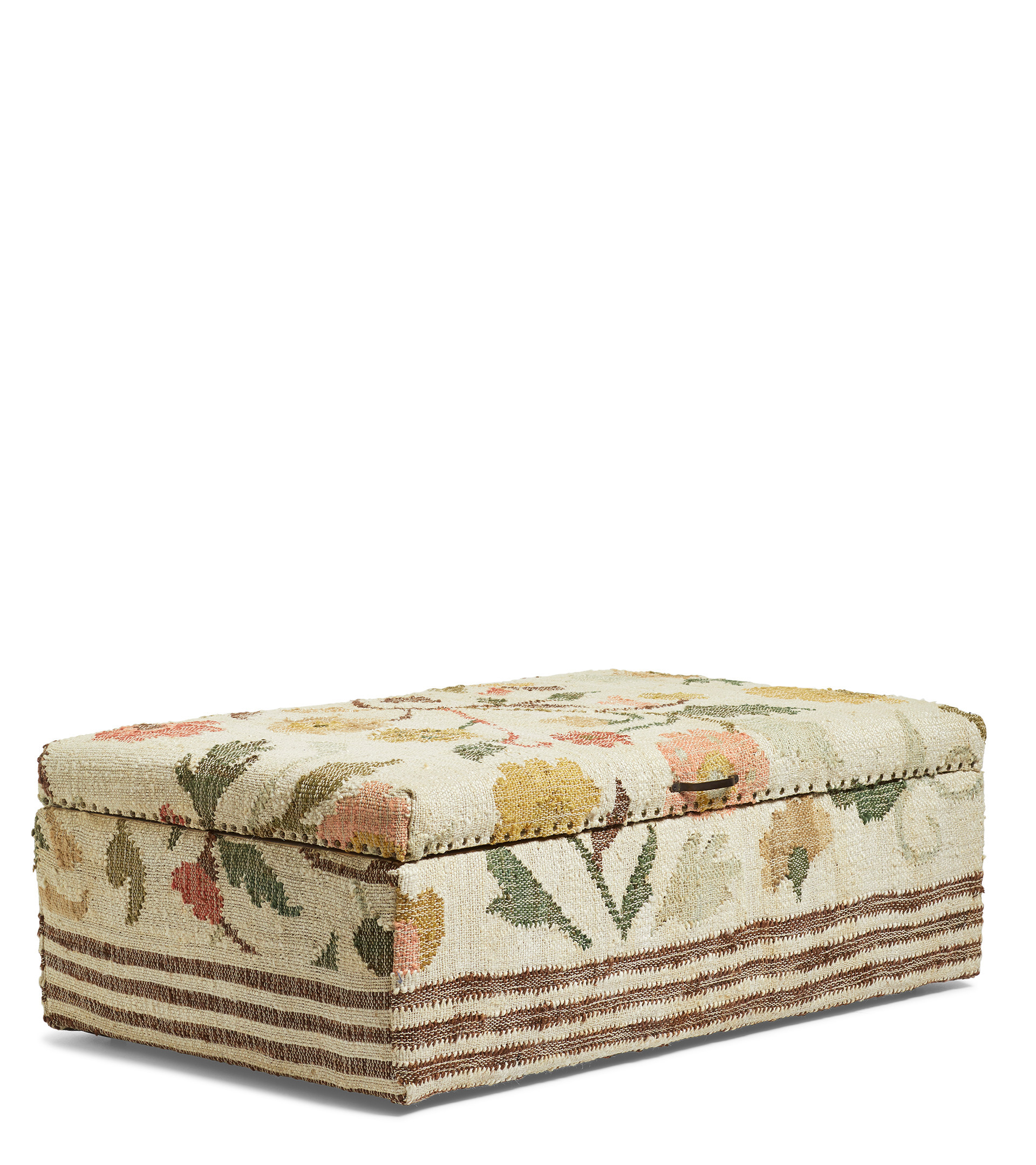 Pomona Upholstered Ottoman - Blossom | OKA US