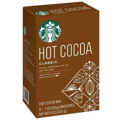 Starbucks Classic Hot Cocoa Mix - 8oz/8ct | Target