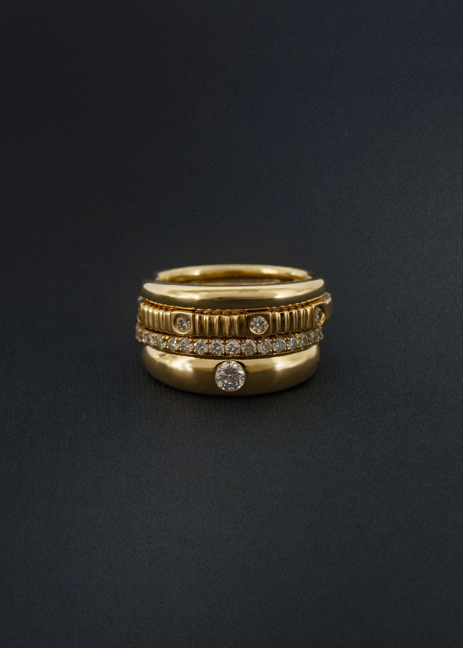 Amelia Birthstone Dome Ring Peridot - Kinn | Kinn