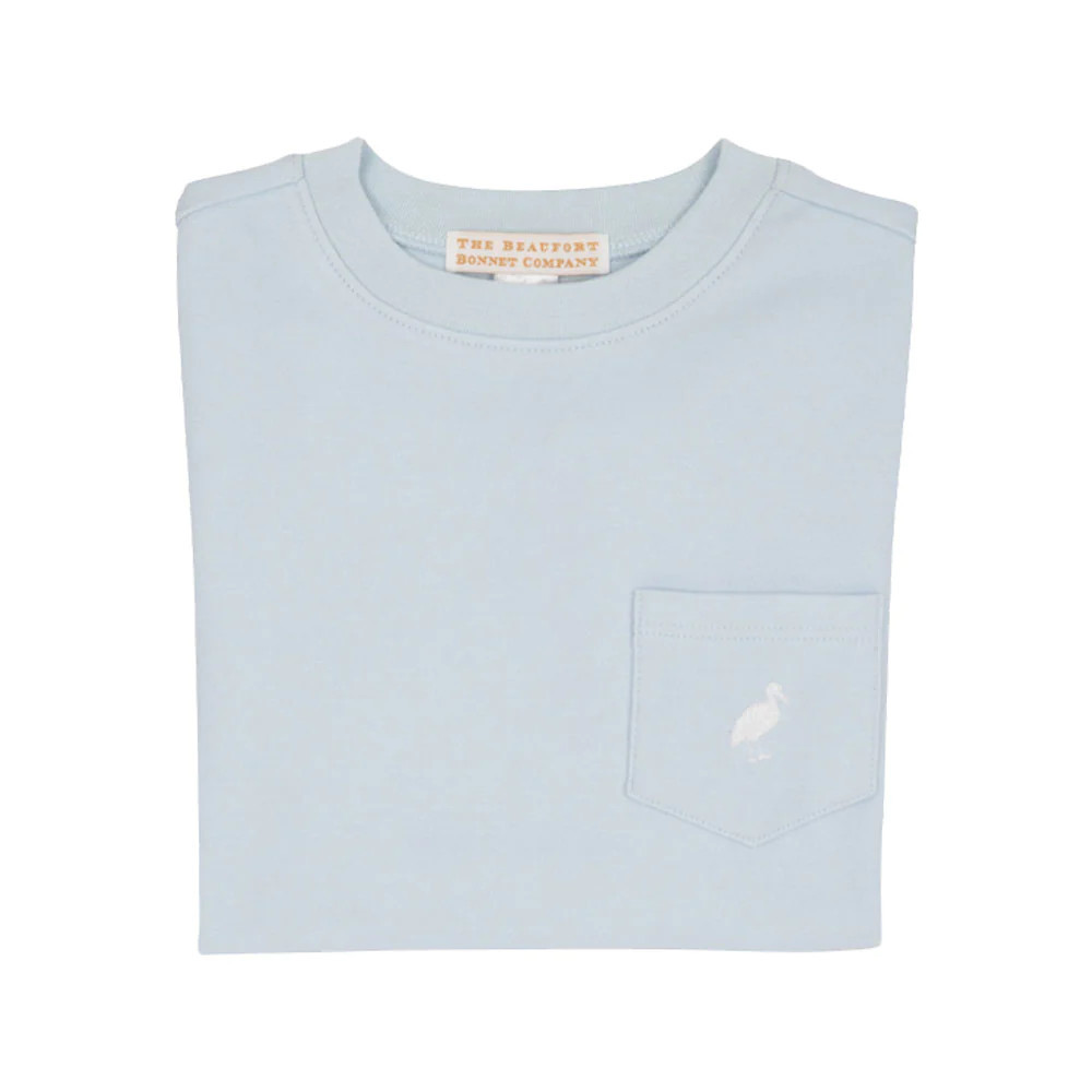 Carter Crewneck - Buckhead Blue with Worth Avenue White Stork | The Beaufort Bonnet Company