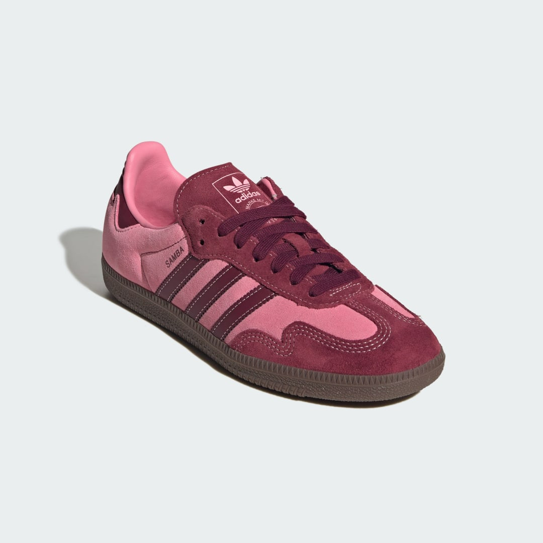 adidas SAMBA OG SHOES Pink Spark 7.5 - Womens Originals Shoes | adidas (US)