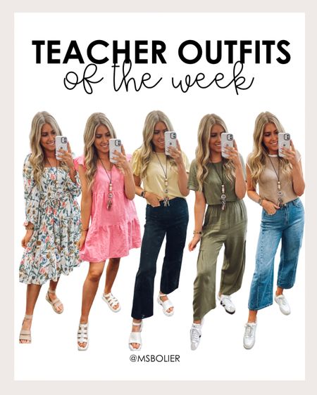 Teacher outfits of the week from last week in the middle of May!

| spring outfits | teacher fashion | work outfits | summer outfits | amazon fashion 

#LTKWorkwear #LTKFindsUnder50 #LTKFindsUnder100