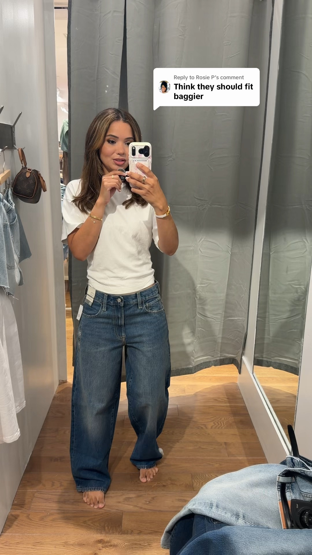 Hailey Bieber x Gap jeans