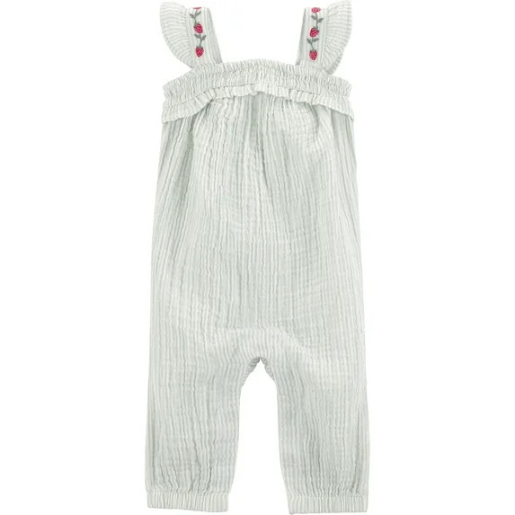 Carter's Child of Mine Baby Girl Jumpsuit, Sizes 0/3-24 Months | Walmart (US)