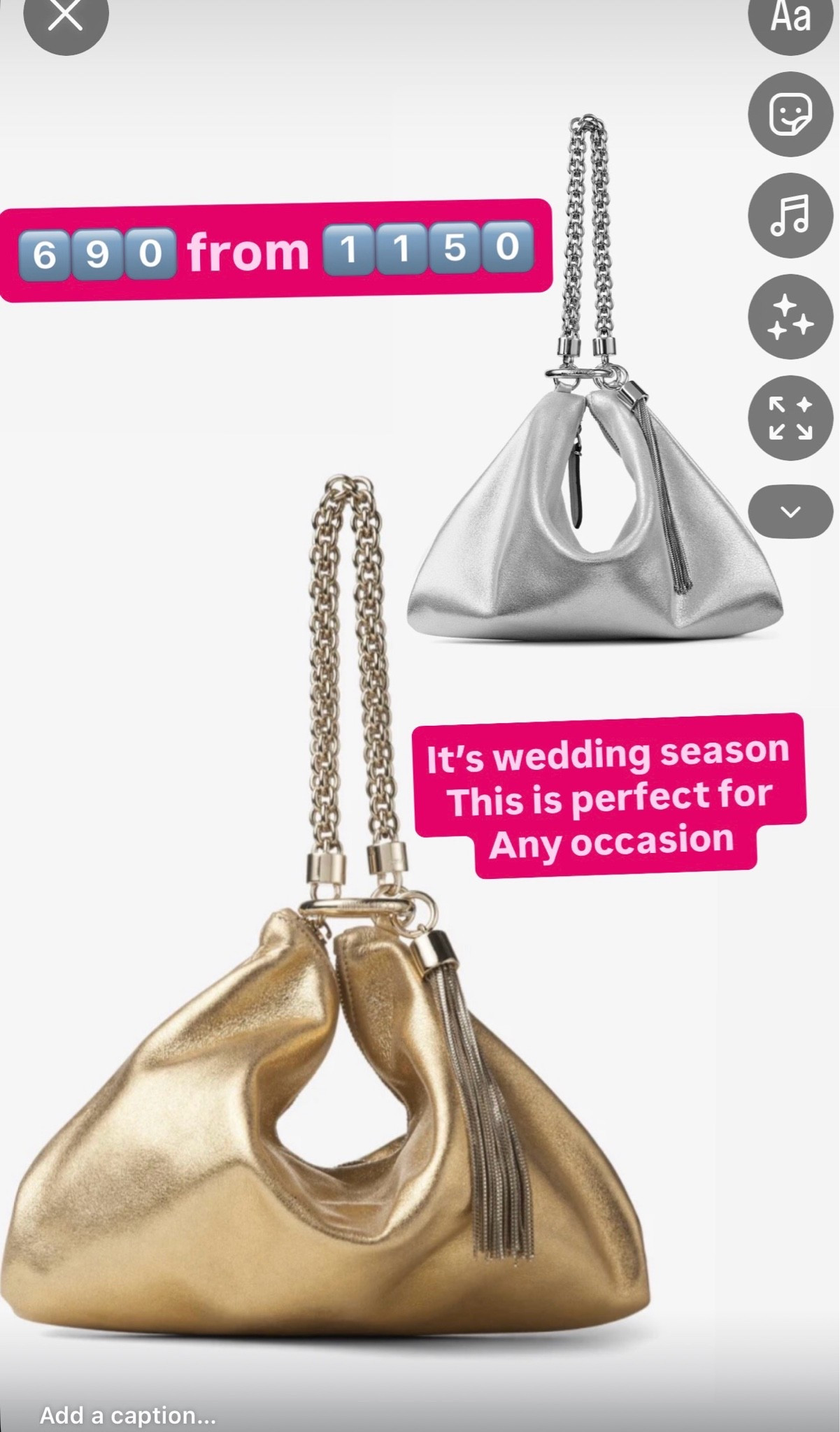 Jimmy choo metallic bag sale

#LTKSaleAlert #LTKSeasonal #LTKootd