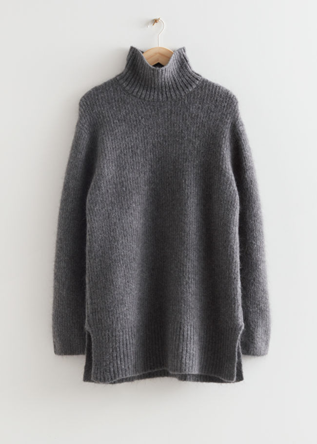 Oversized Knitted Turtleneck Jumper | & Other Stories (EU + UK)