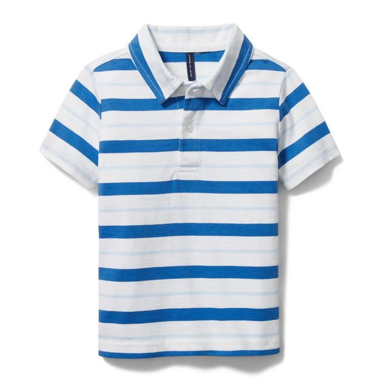 Striped Jersey Polo | Janie and Jack
