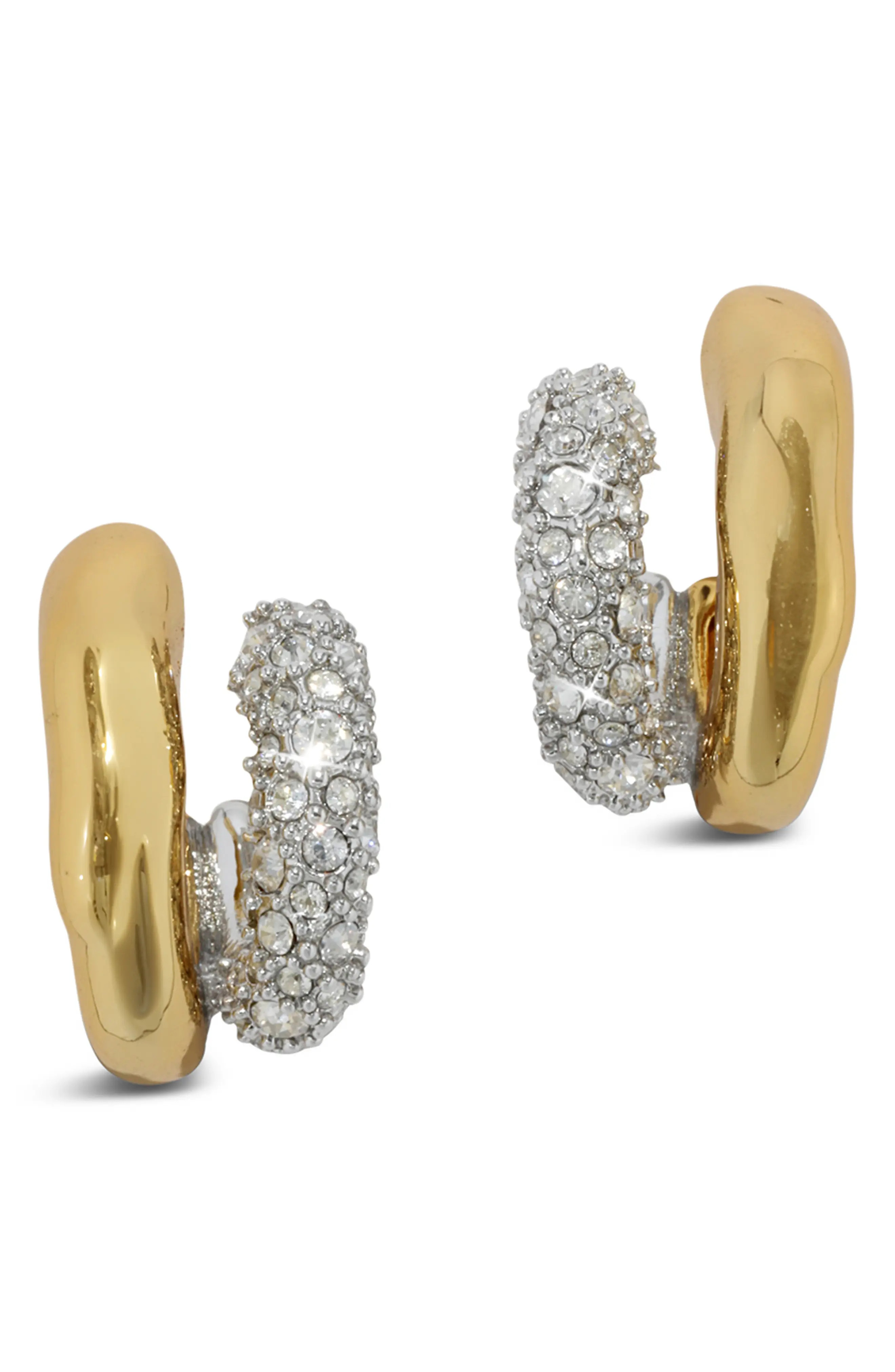 Alexis Bittar Solanales Crystal Double Hoop Earrings (Women) | Nordstrom | Nordstrom
