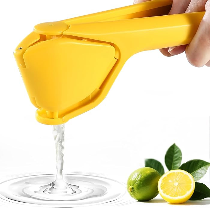 Lemon Squeezer, Effective Squeezing Juice Press, Easy-to-Use, Sturdy Flat Manual Lemon Juicer, Li... | Amazon (US)