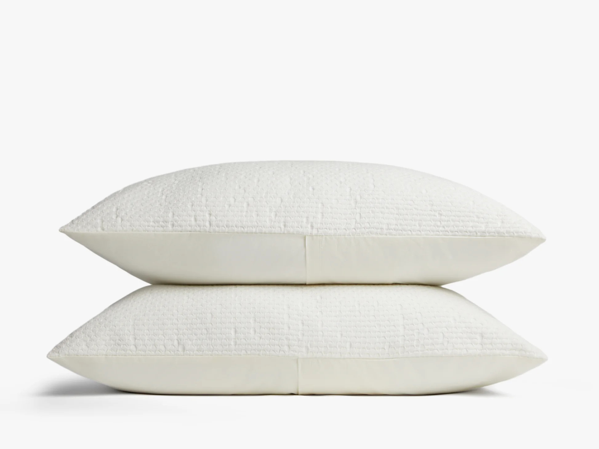 Lattice Cotton Sham Set (Bone) | Parachute